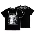刀劍神域-潮流T-shirt(桐人&亞絲娜)M黑色