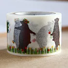 日本mt和紙膠帶/花叢裡的棕熊(限定款)