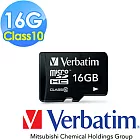 Verbatim 威寶 16GB micro SDHC Class10 記憶卡