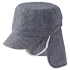 [MUJI 無印良品]兒童遮陽有簷帽深藍50