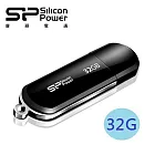 廣穎 Silicon Power LuxMini 322 32GB 優雅時尚碟(酷黑)