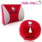 HELLO KITTY 兜風紅系列(護腰靠墊+圓型頭枕)