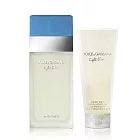 DOLCE & GABBANA Light Blue 淺藍女性淡香水50ml+同款沐浴膠200ml