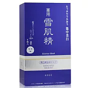 Kose高絲 雪肌精精華面膜(24mlX6入)