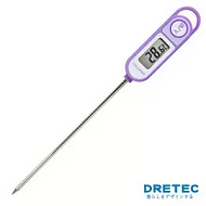 【日本DRETEC】『酷力歐』防水電子料理溫度計-紫色