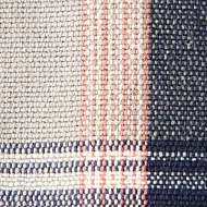 [MUJI 無印良品]印度棉馬杜拉斯盒型化妝包/米×深藍