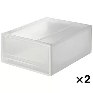 [MUJI 無印良品]PP收納盒/小/2入