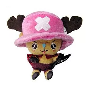 絨毛旗子-喬巴8cm粉紅(星)