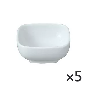 [MUJI 無印良品]白磁方缽/小/5入