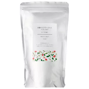 [MUJI 無印良品]花草精華浴鹽/玫瑰.350g(K)