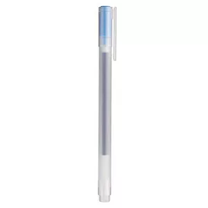 [MUJI 無印良品]膠墨中性筆/0.38/水藍(K)水藍