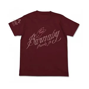 《Tiger ＆ Bunny》巴納比 Logo造型 T恤-酒紅色（L）--Cospa出品