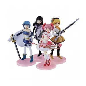 《魔法少女小圓》主角 造型盒玩（ 日版中盒販售-5入）--BANDAI出品