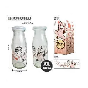 牛奶瓶置物罐-櫻蘭A款(兔兔)