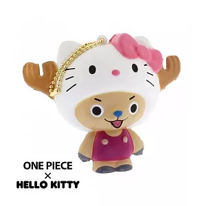 航海王 x KITTY - 喬巴金鍊公仔吊飾