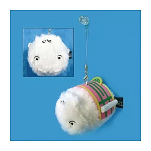 海賊王/航海王系列毛絨公仔螢幕擦吊飾。毛河馬羅布森