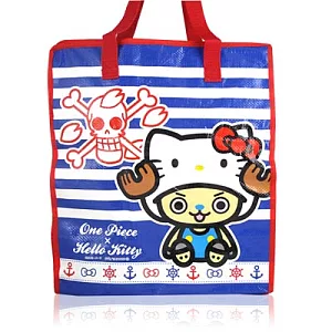 KITTY x 航海王 - KITTY帽喬巴收納袋 (紅)