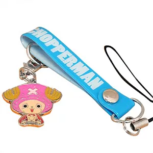 喬巴超人 - 造型徽章吊飾藍