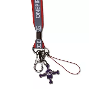 航海王 - 白鬍子海賊團徽章掛繩 (紅)紅