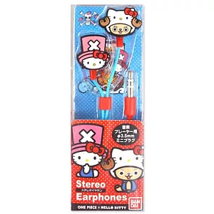 KITTY x 航海王 - 密閉耳塞式耳機藍