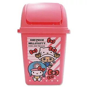 KITTY x 航海王 - 垃圾桶 (桃紅)