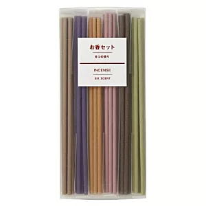 [MUJI 無印良品]線香組(綜合香味)/長型.6種×8支(12A)