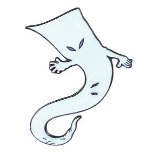 妖怪胸針(木棉布)