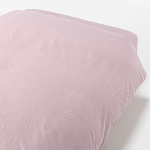 [MUJI 無印良品]柔舒水洗棉被套/SD/紫色/單人加大