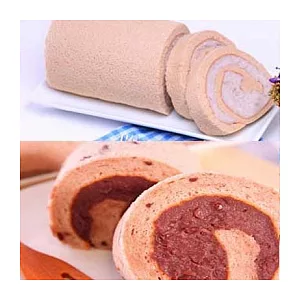 【香帥蛋糕】芋泥卷+精緻紅豆捲(免運)