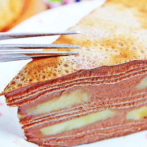 【塔吉特千層專賣】比利時香蕉千層蛋糕8吋