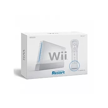 wii 度假勝地主機 + 原裝傳統手把 + wii專用包包(藍)