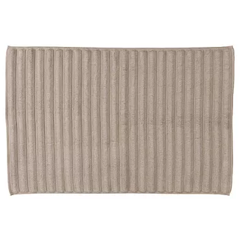 [MUJI 無印良品]落棉起稜浴室地墊/M/淺棕