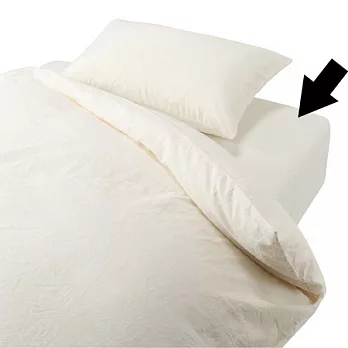 [MUJI 無印良品]柔舒水洗棉床包/S/原色