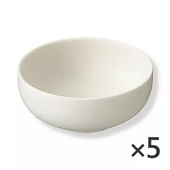 [MUJI 無印良品]米白瓷碗/小/5入