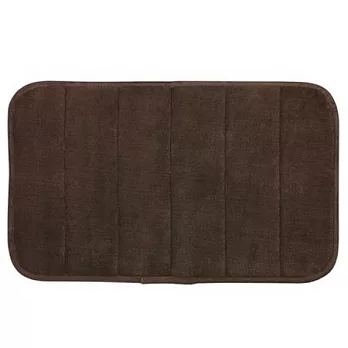 [MUJI 無印良品]可水洗低反發浴室地墊/M/棕色