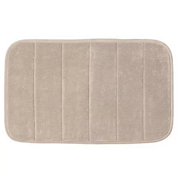 [MUJI 無印良品]可水洗低反發浴室地墊/S/米色