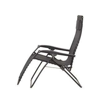 [MUJI 無印良品]個人舒壓躺椅/黑