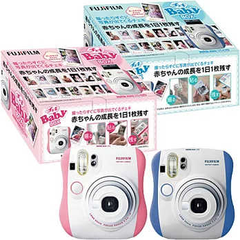 (平行輸入)FUJIFILM instax mini 25 拍立得(寶貝成長日記套組)粉色