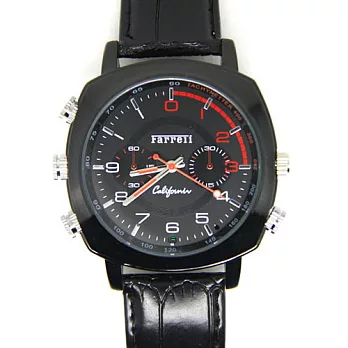 F2 雙環 Full HD 1080P 拍攝錄影音手錶 8GB _ 運動防水型BK