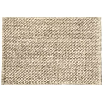 [MUJI 無印良品]印度棉鬆絨浴室地墊/M/淺棕