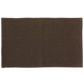 [MUJI 無印良品]印度棉鬆絨浴室地墊/S/棕色