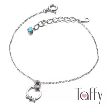 Taffy《情人結》純銀手鍊