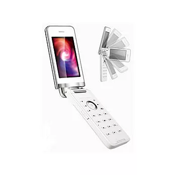 Lenovo 聯想 S700 320萬畫素旋轉手機_ 冬雪白(加贈原廠配件包)