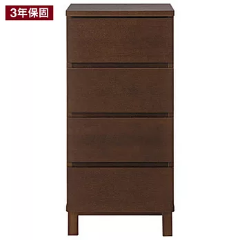 [MUJI 無印良品]木製四層櫃/白蠟木/棕色