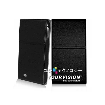 Samsung Galaxy Note N7000 i9220 商務經典款下掀三折超薄皮套 保護套_棕色