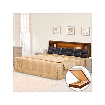 《Homelike》米洛6尺掀床組(含床頭箱)-雙人加大掀床