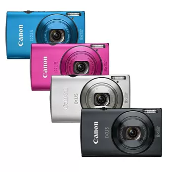 Canon IXUS 230 HS 8倍變焦高感光夜拍時尚機(中文平輸) - 加送SD16G+專用相機包+4合1讀卡機+相機清潔組+保護貼銀色