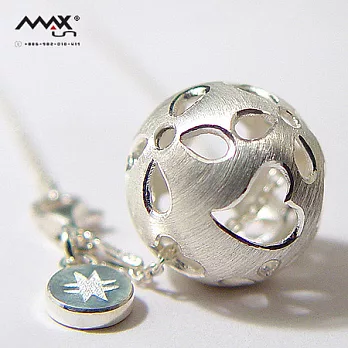 MAXin - CLOVER 真心系列限定版幸運草項鍊純銀