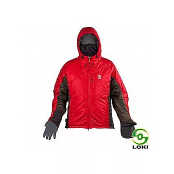 LOKI 男 PRIMALOFT 保暖外套L紅色