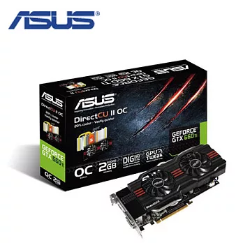 ASUS華碩GTX660 TI-DC2O-2GD5顯示卡